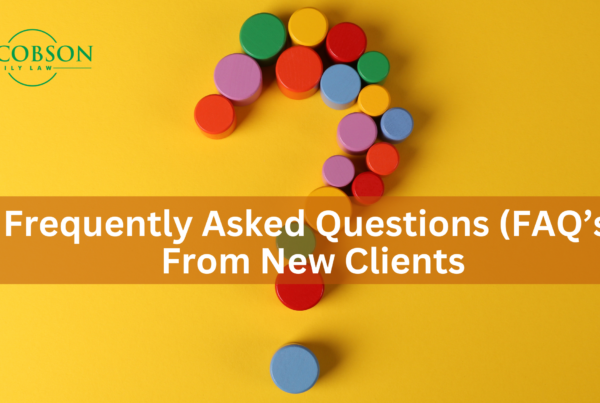 FAQ’s From New Clients