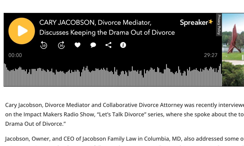 Keeping the Drama Out of Divorce – Impact Makers Radio
